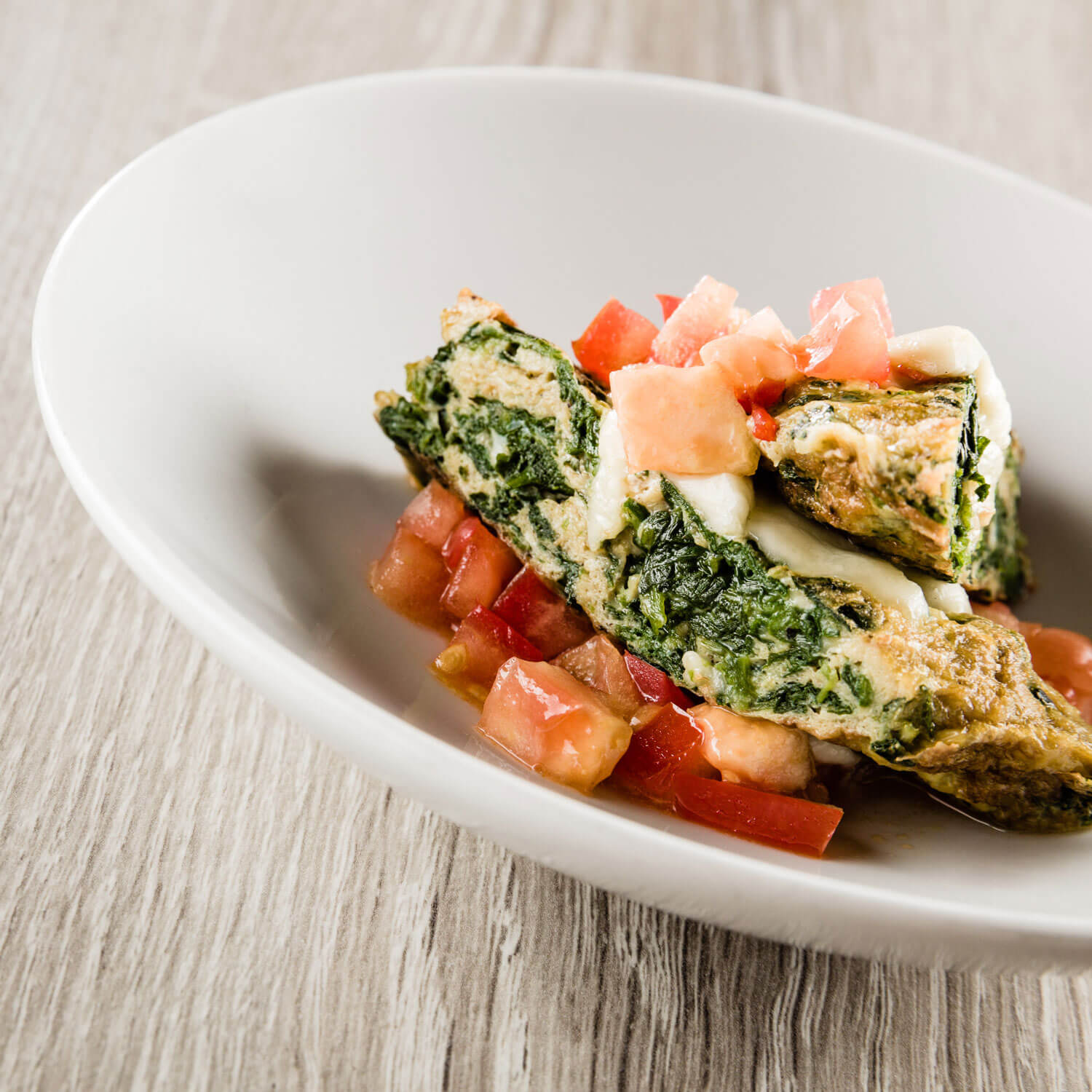 Omelette agli spinaci con mozzarella | Latte Alto Adige