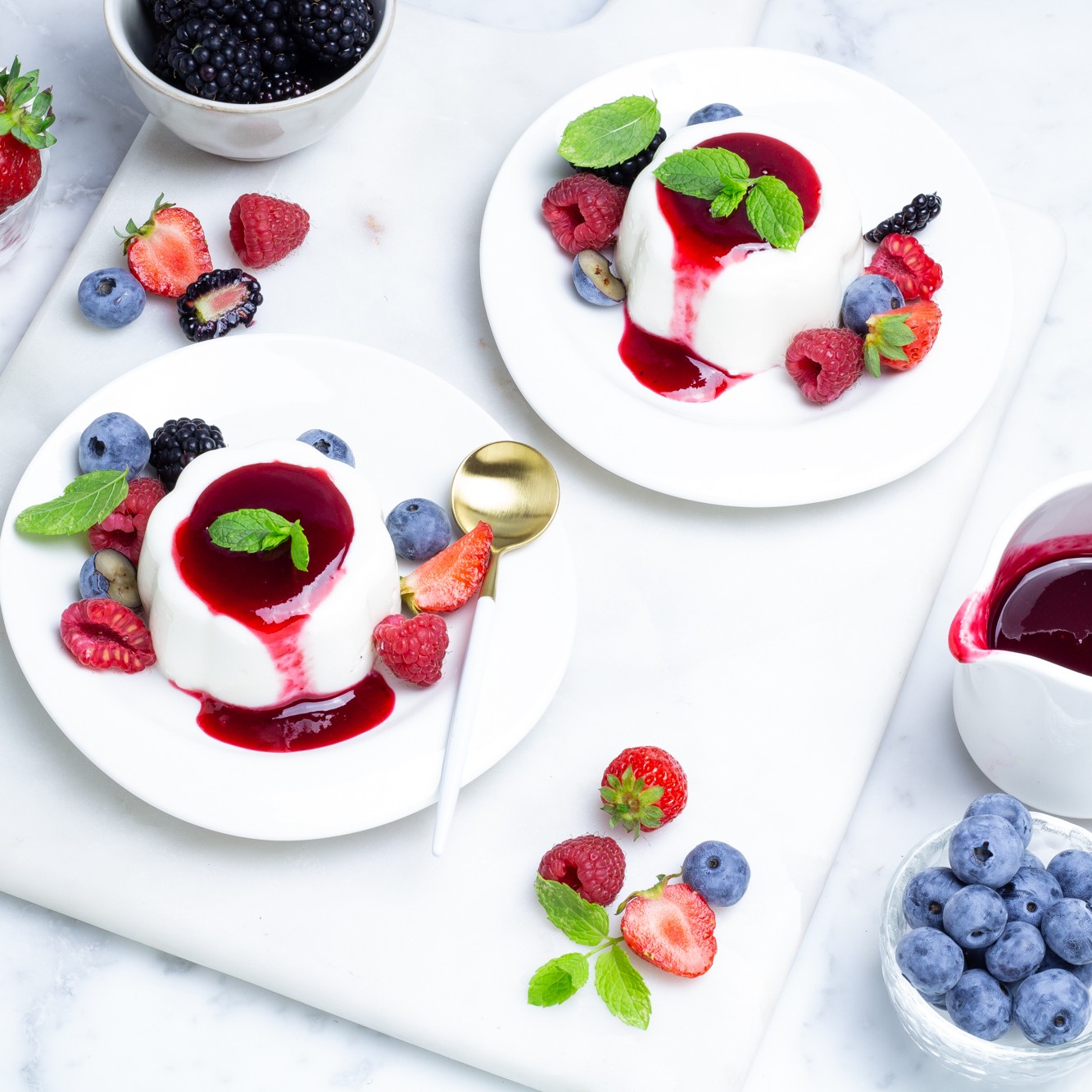 Ricetta per bambini: Budino allo yogurt con frutti di bosco